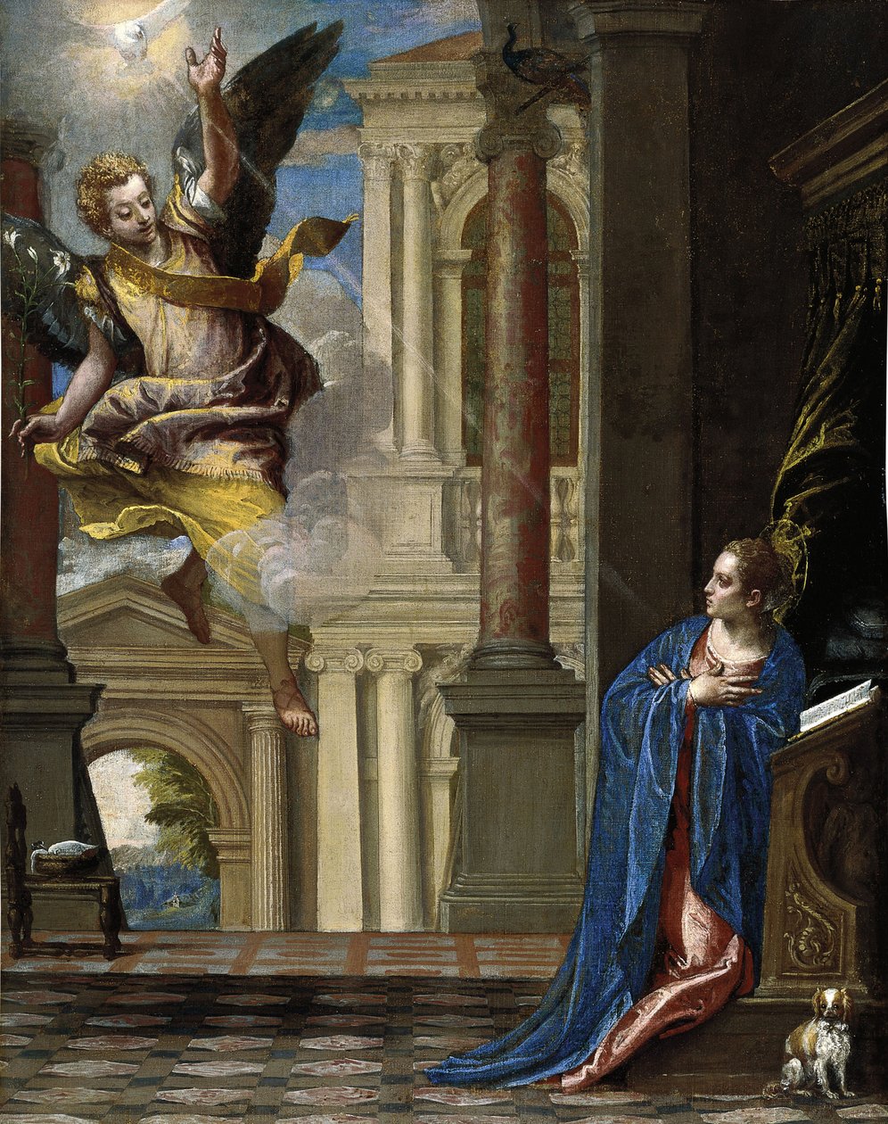 Zvěstování od Paolo Veronese