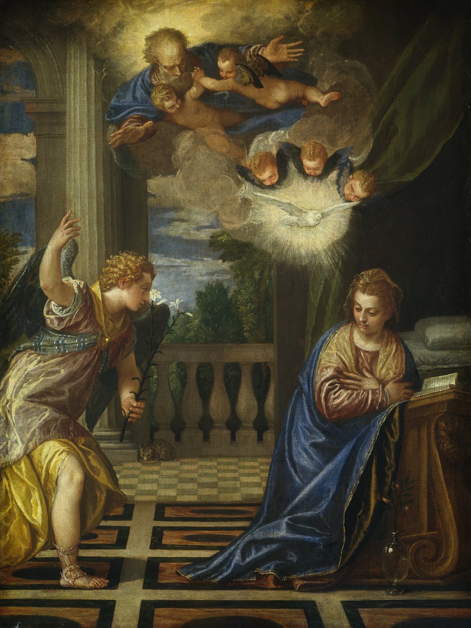 Zvěstování, c. 15831584 od Paolo Veronese