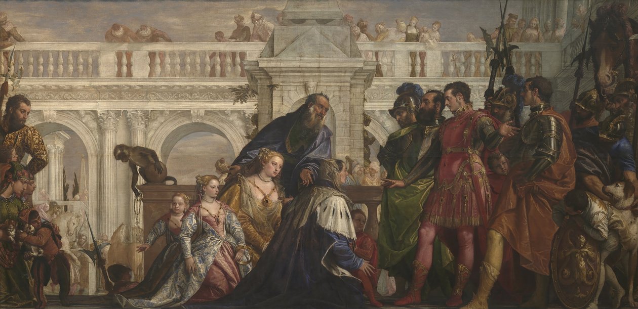 Rodina Dariova před Alexandrem, c. 1565 od Paolo Veronese