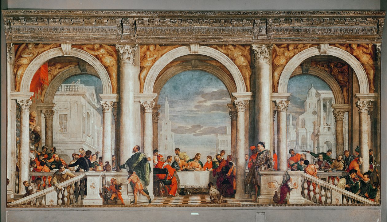 Svátek v domě Levi od Paolo Veronese