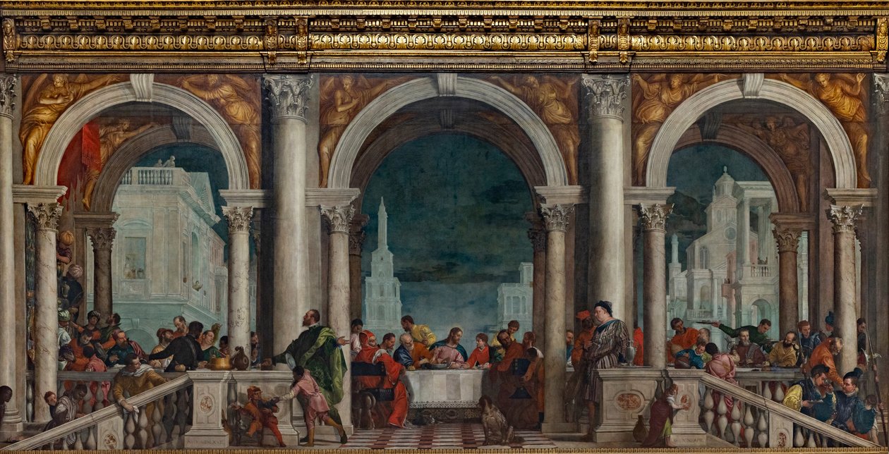 Svátek v domě Levi, 1573. od Paolo Veronese