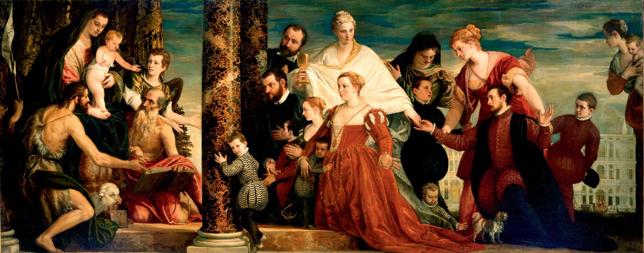 Madona z rodu Cuccina, cca 1571-1572 od Paolo Veronese