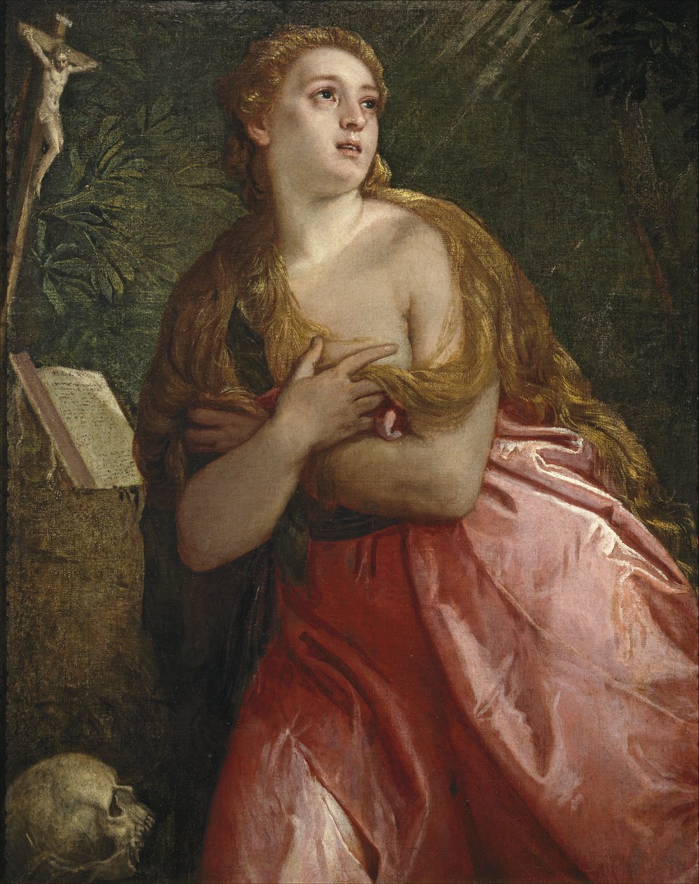 Kající Marie Magdalena, 1583 od Paolo Veronese
