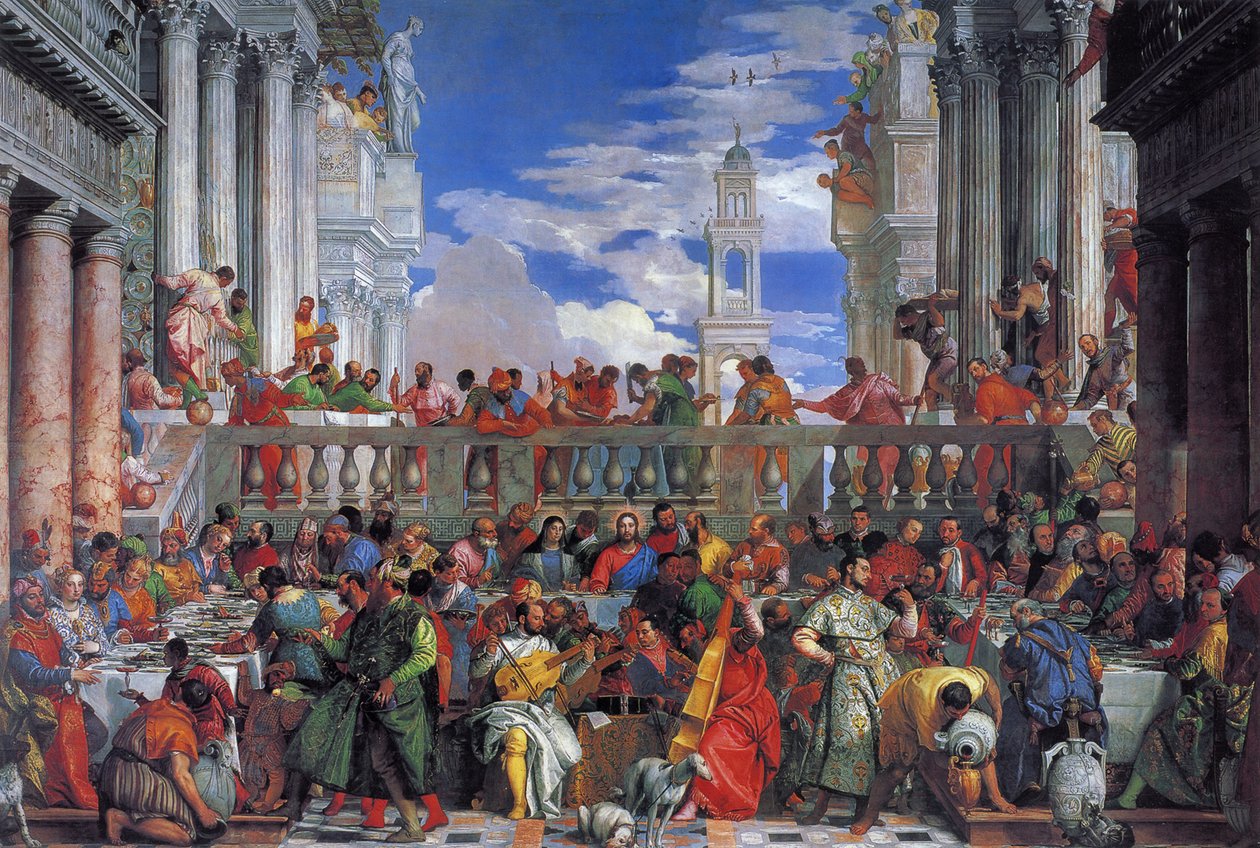 Svatební hostina v Káně, 1563 od Paolo Veronese