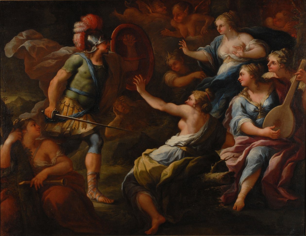 Achilles objevil Ulysses mezi dcerami Lycomedes na Skyros od Paolo di Matteis
