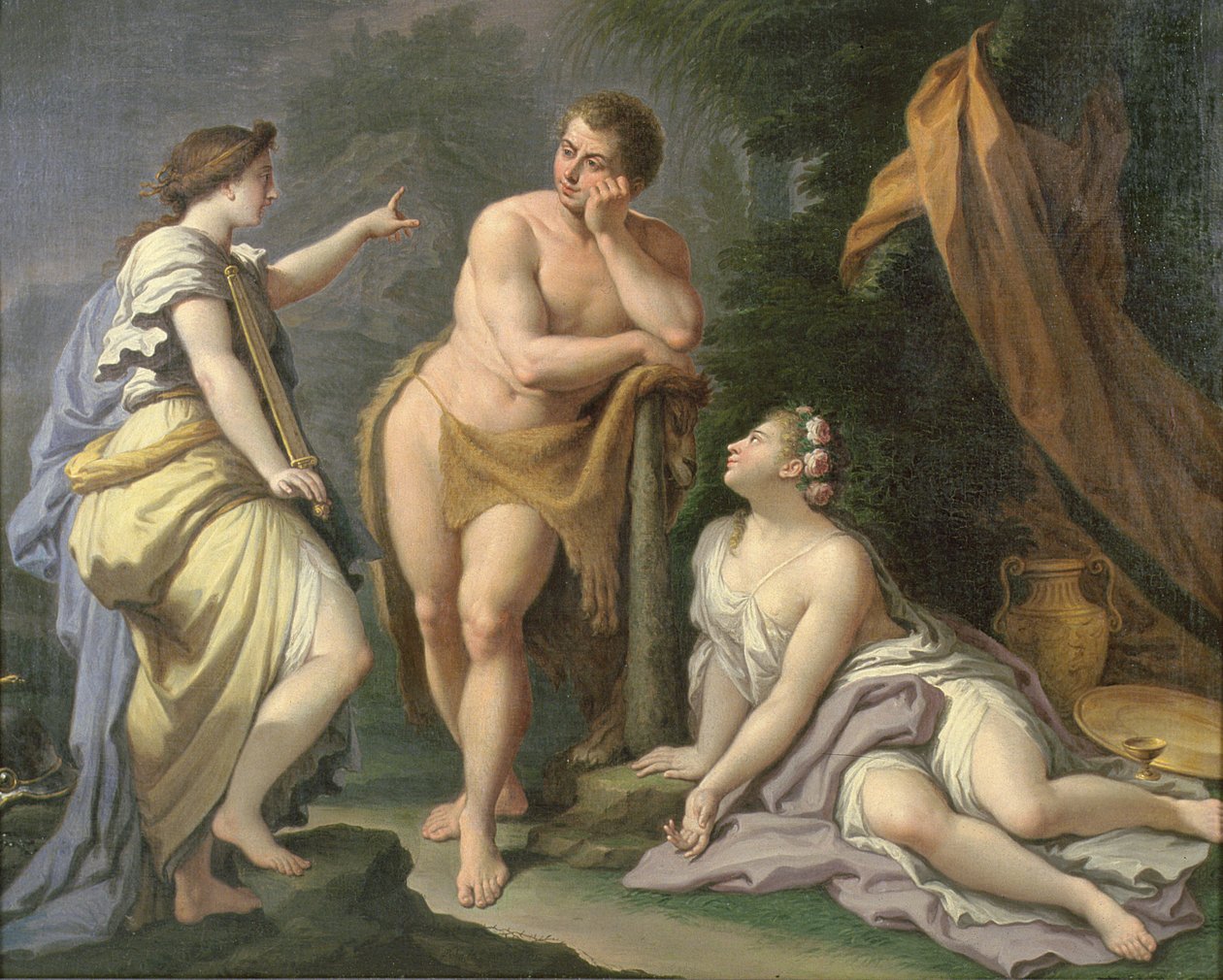 The Choice of Hercules (olej na plátně) od Paolo di Matteis