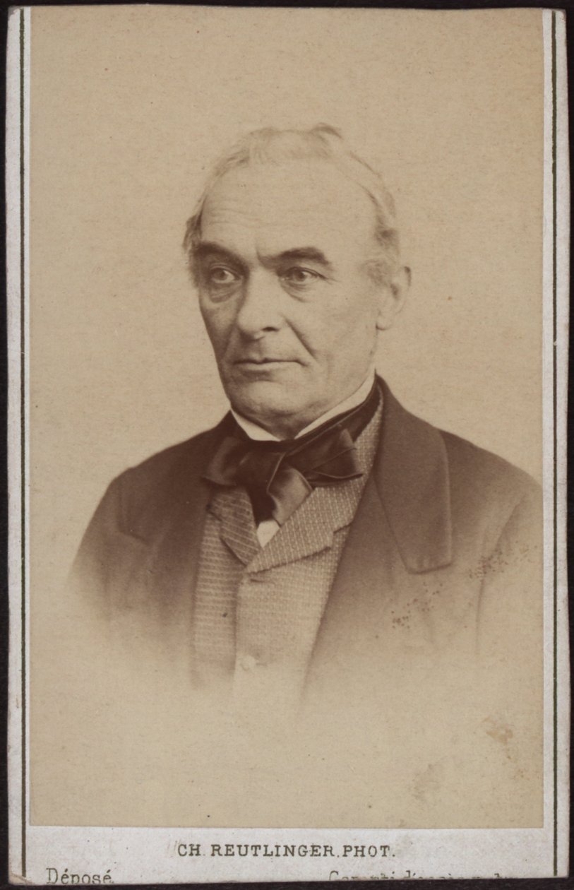 Portrét spisovatele Prospera Mérimée 1803-1870. od Paris . Photo studio Reutlinger