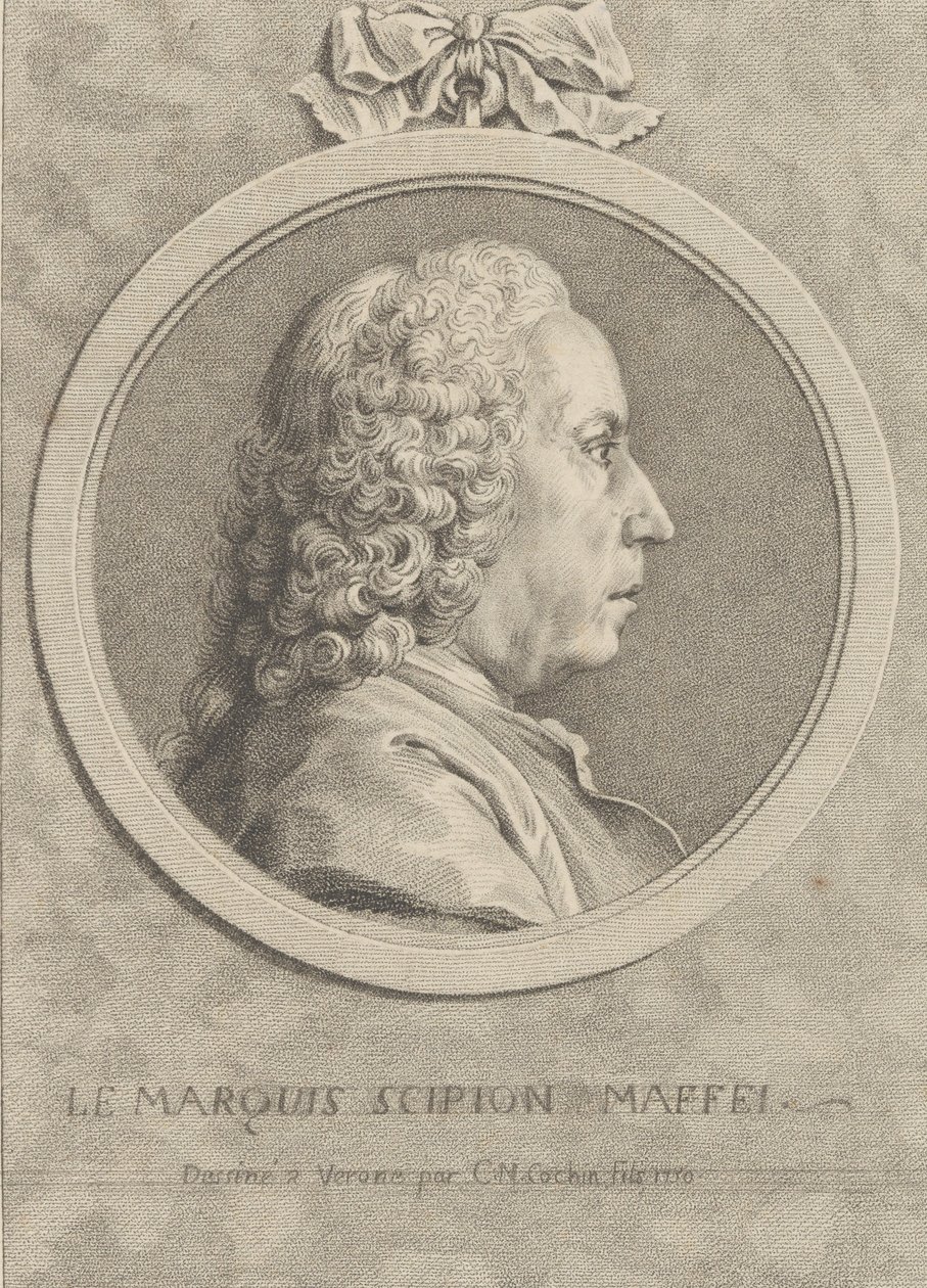 Mark Scipio Maffei, 1750., 1750. od Pariset