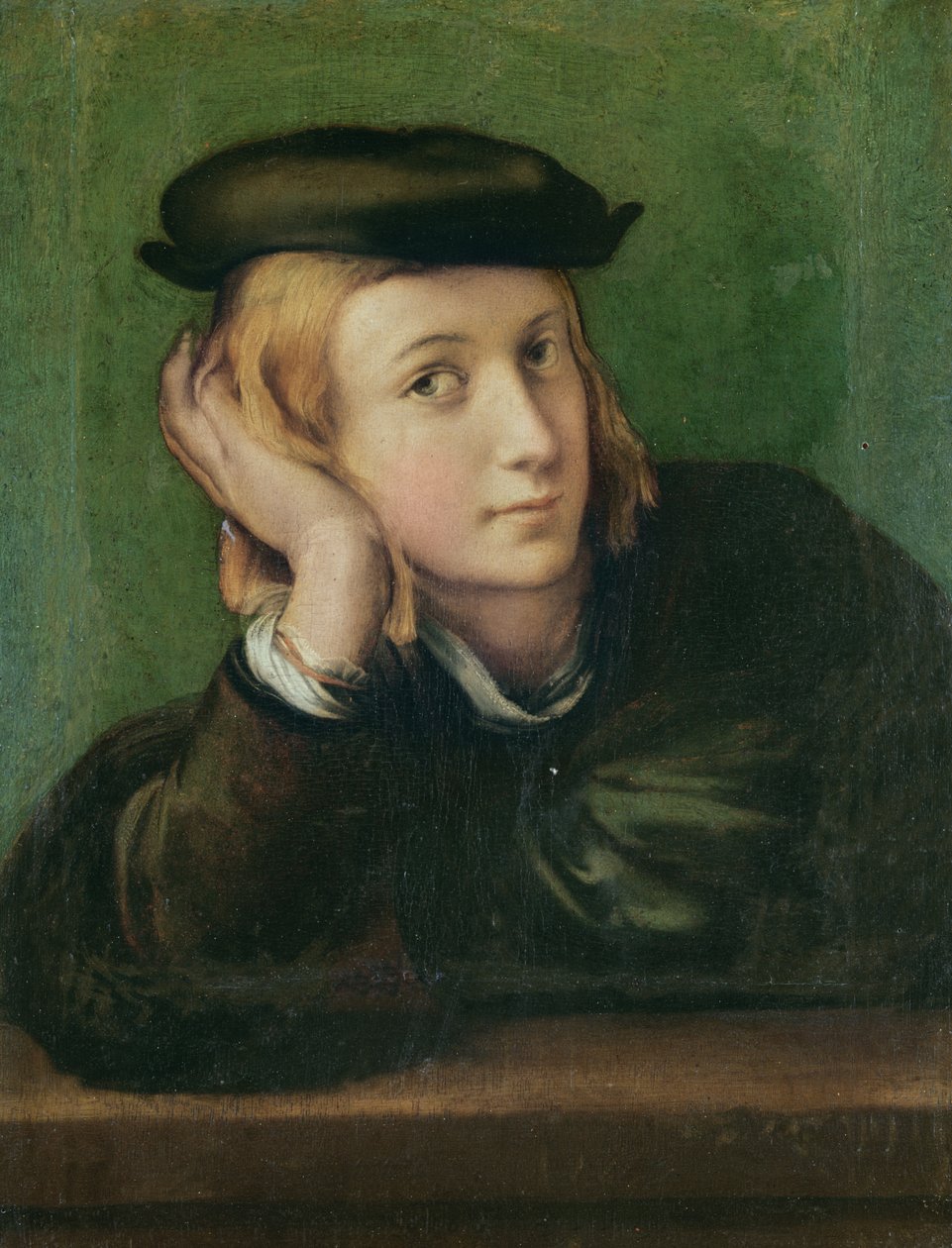 Portrét mladého muže (dříve považovaný za autoportrét Raphaela), kolem 1528-30 od Parmigianino