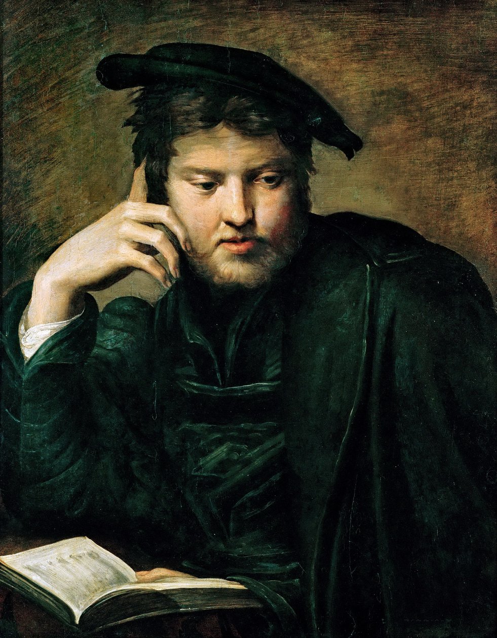 Muž s knihou od Parmigianino