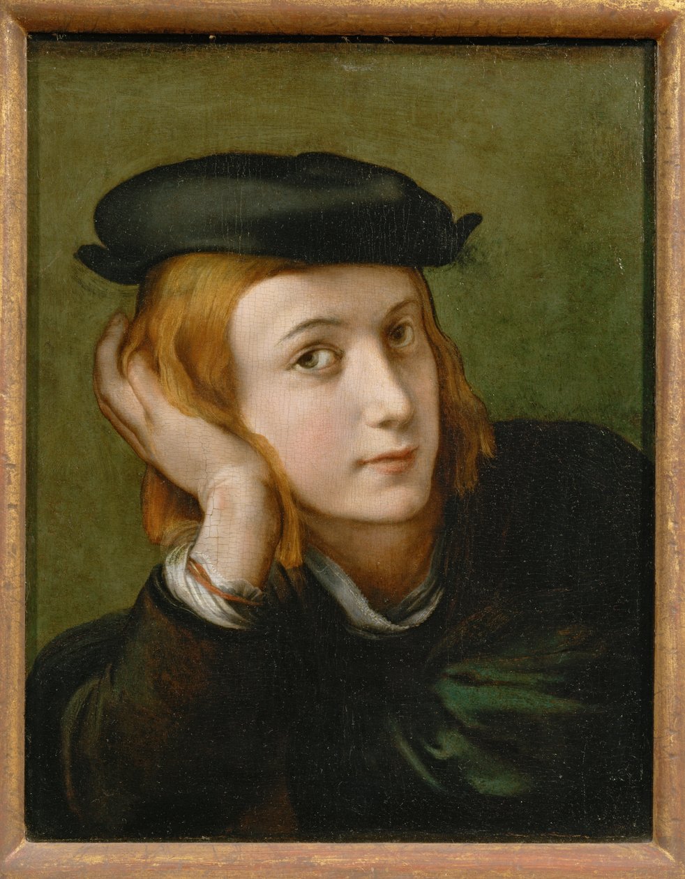 Portrét mladého muže ... od Parmigianino (1503-40)