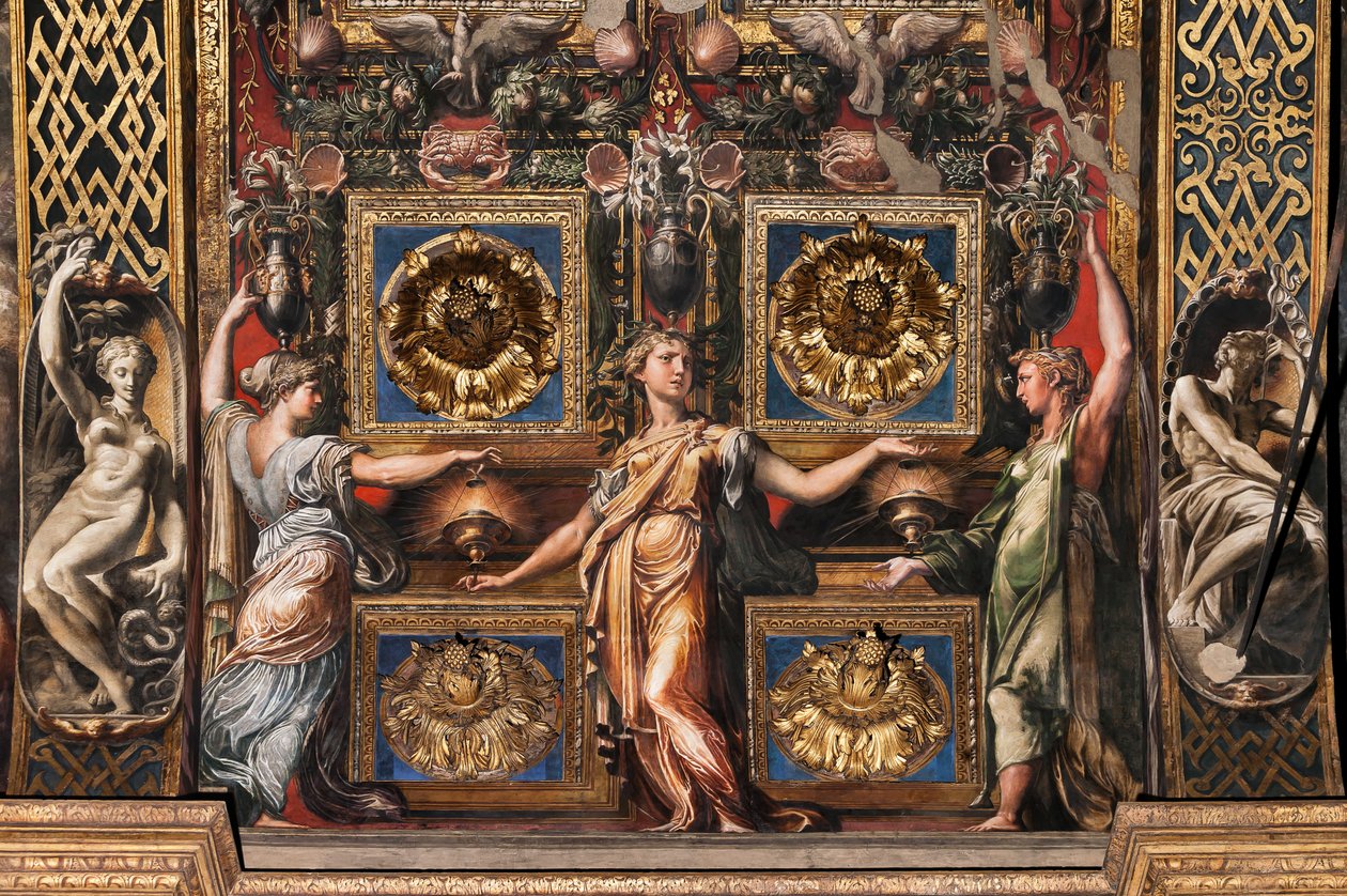 Tři moudré panny a tři pošetilé panny, detail 3660863 od Parmigianino