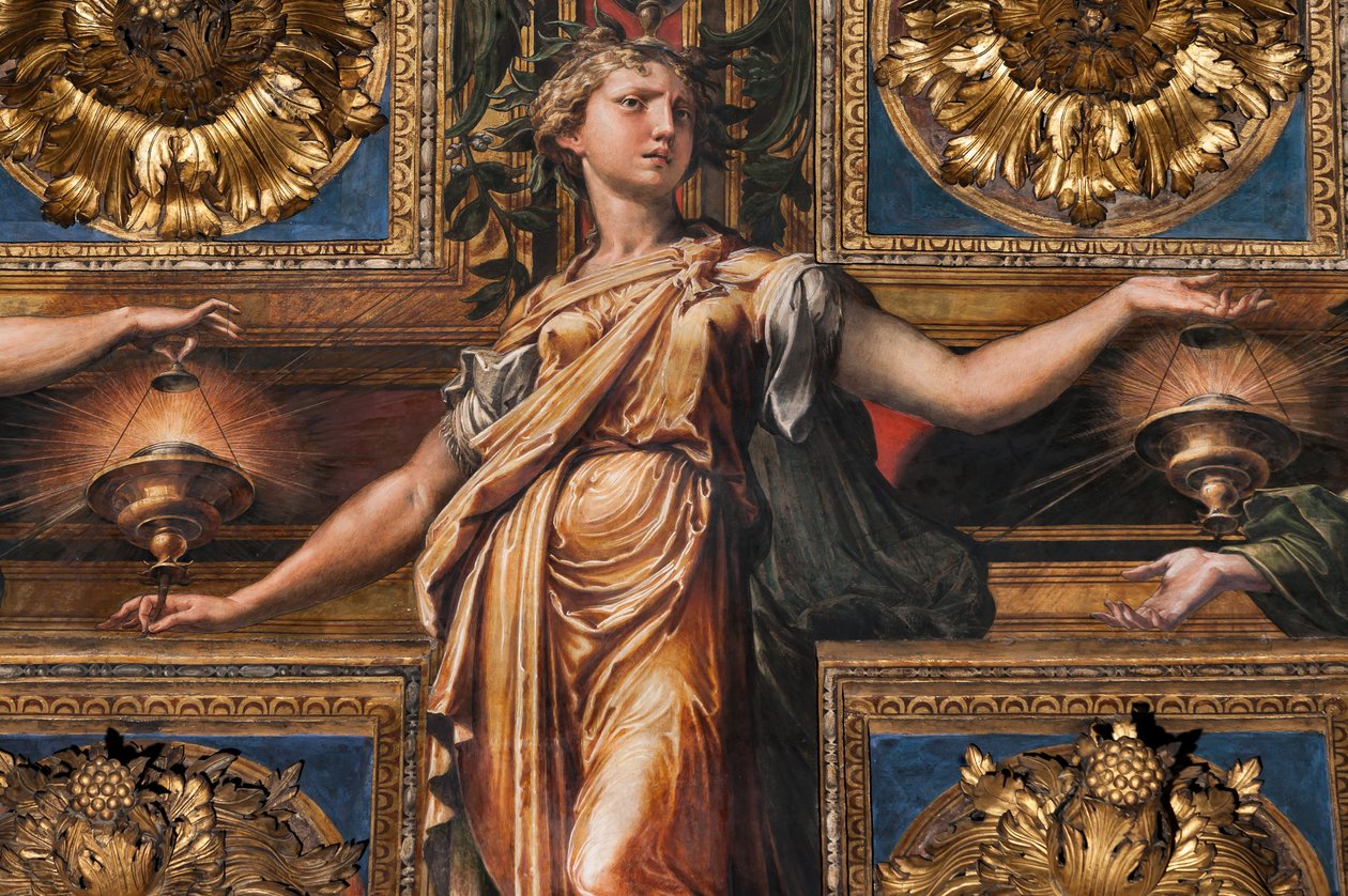 Tři moudré panny a tři pošetilé panny, detail 3660863 od Parmigianino