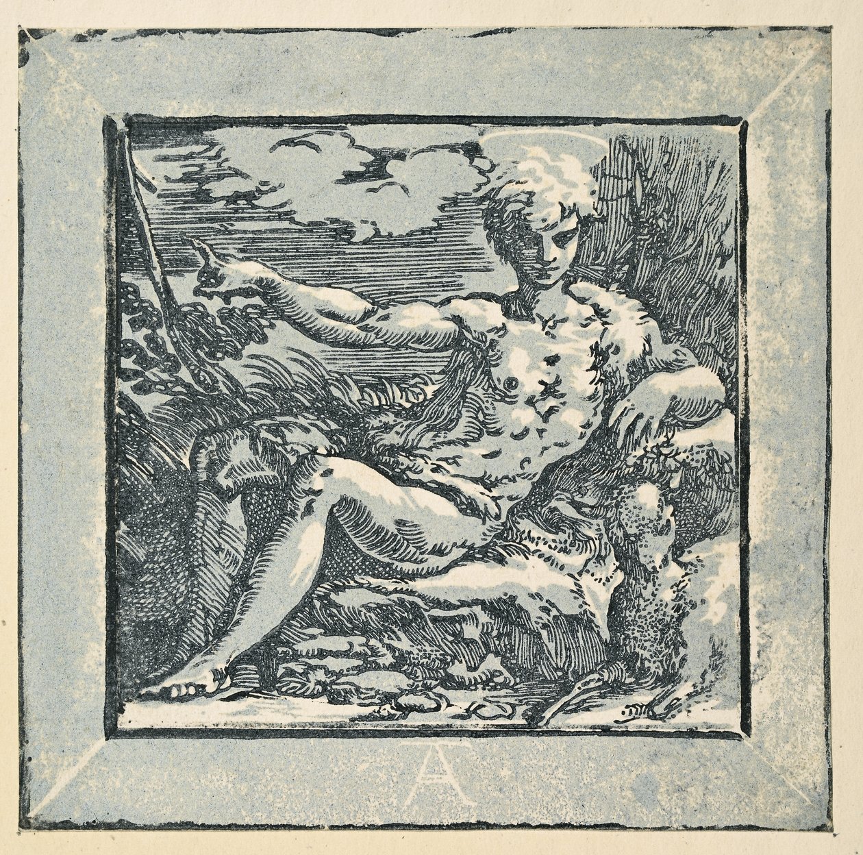 Svatý Jan Křtitel na poušti od Parmigianino