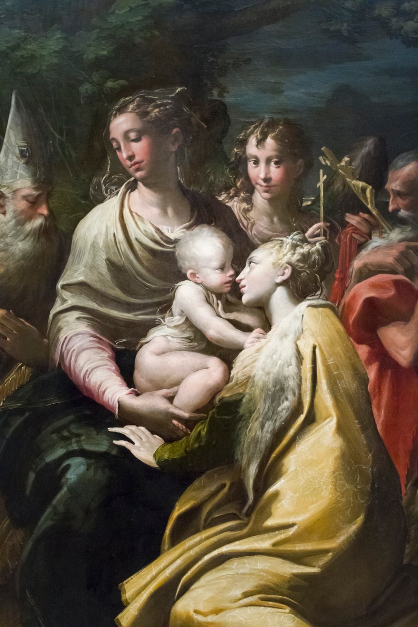 Panna a dítě se svatou Markétou a dalšími svatými od Parmigianino (1503 40)