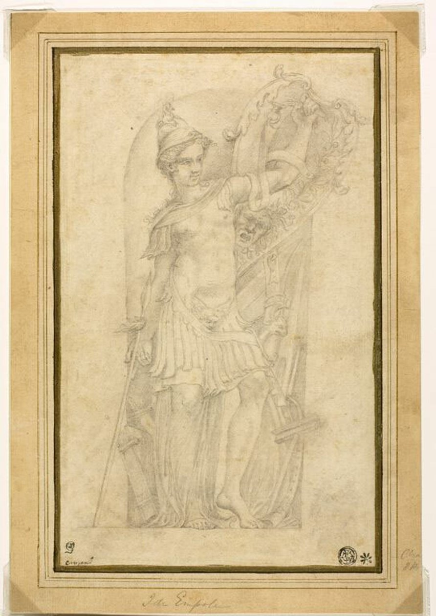 Minerva (nebo Bellona) ve výklenku od Parmigianino