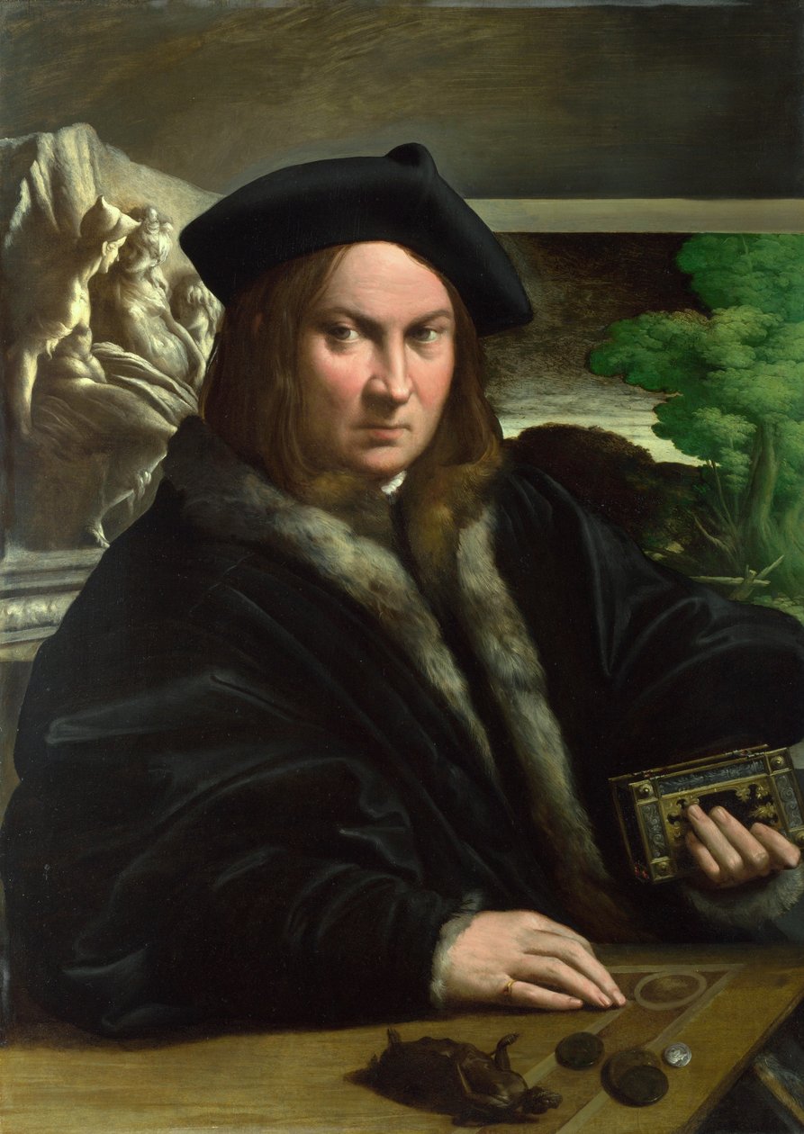 Portrét sběratele, kolem roku 1523 od Parmigianino