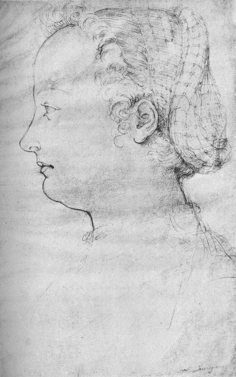 Portrét dámy, 16. století, 1923 od Parmigianino