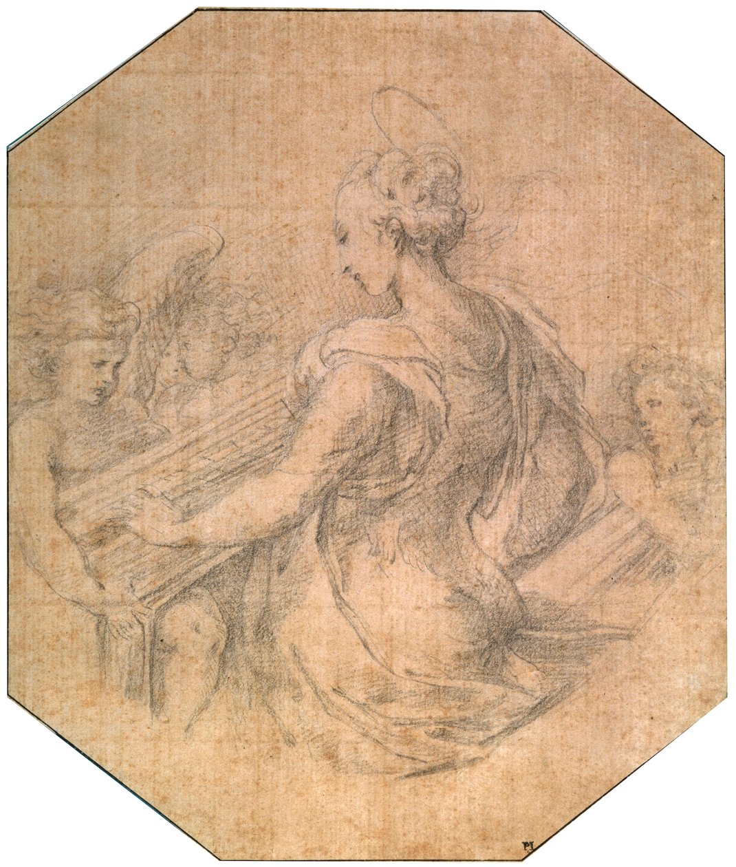 Svatá Cecílie, c1527-1530 od Parmigianino