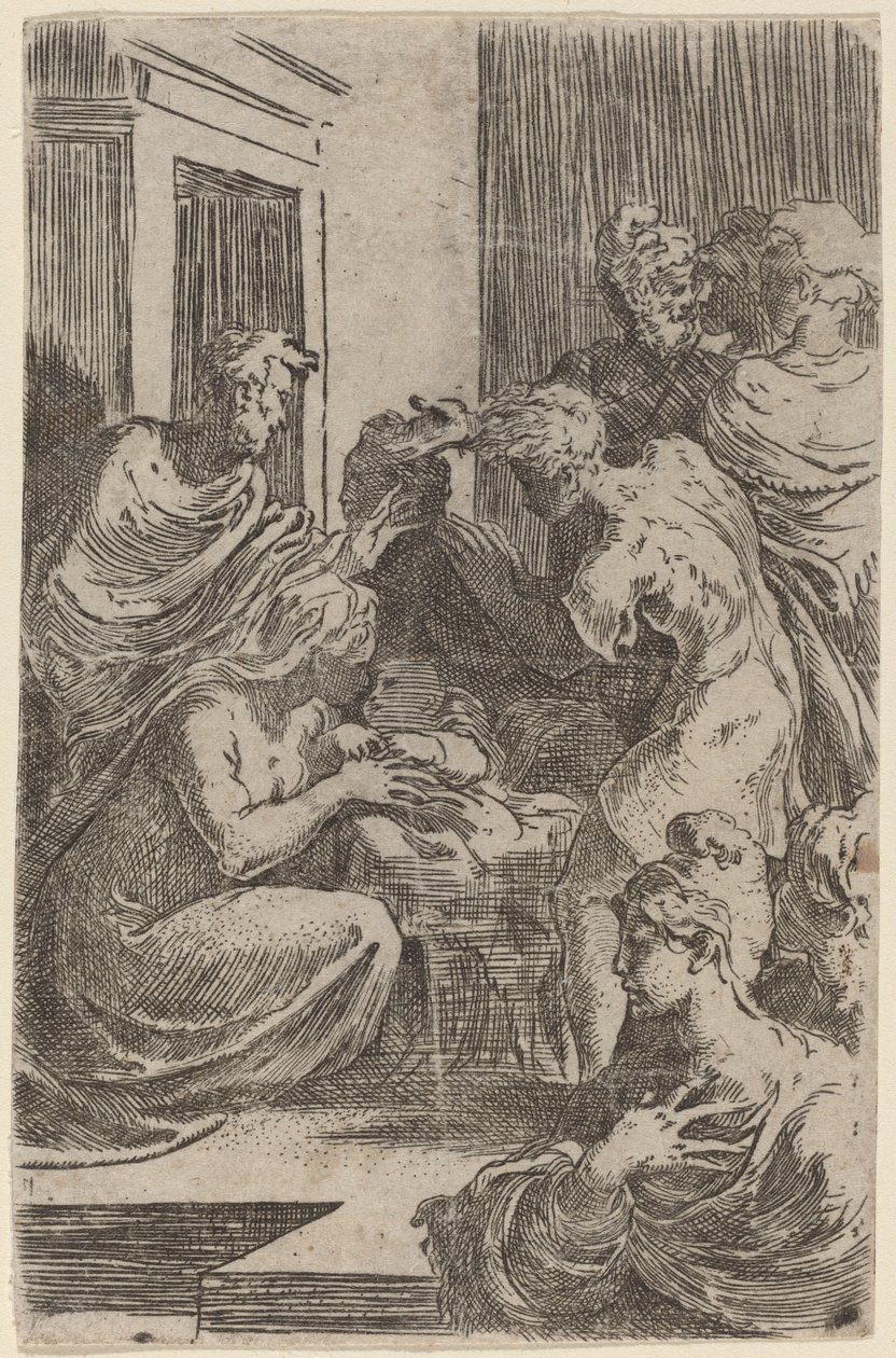 Klanění pastýřů od Parmigianino