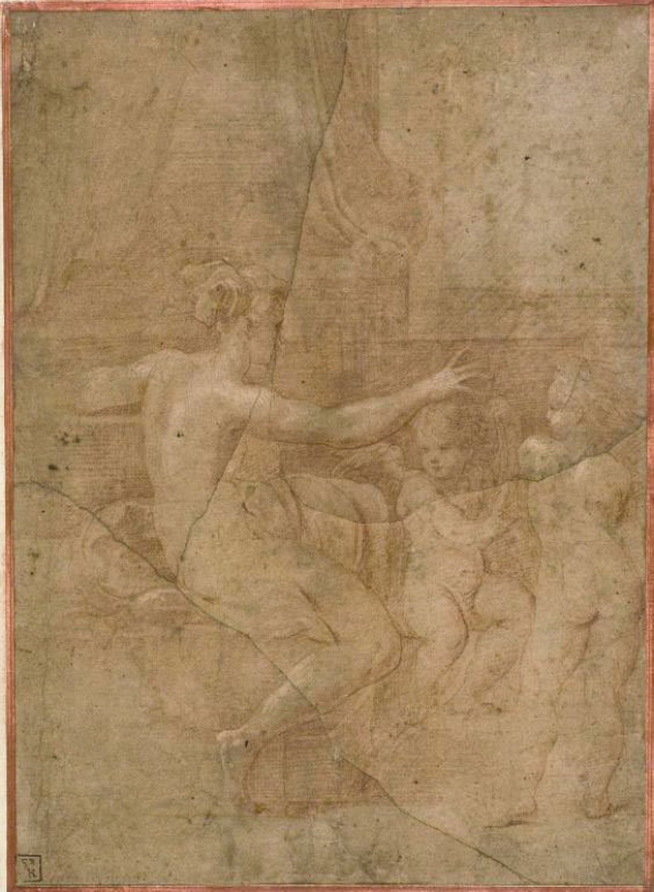 Venuše s Cupidem a Puttem od Parmigianino