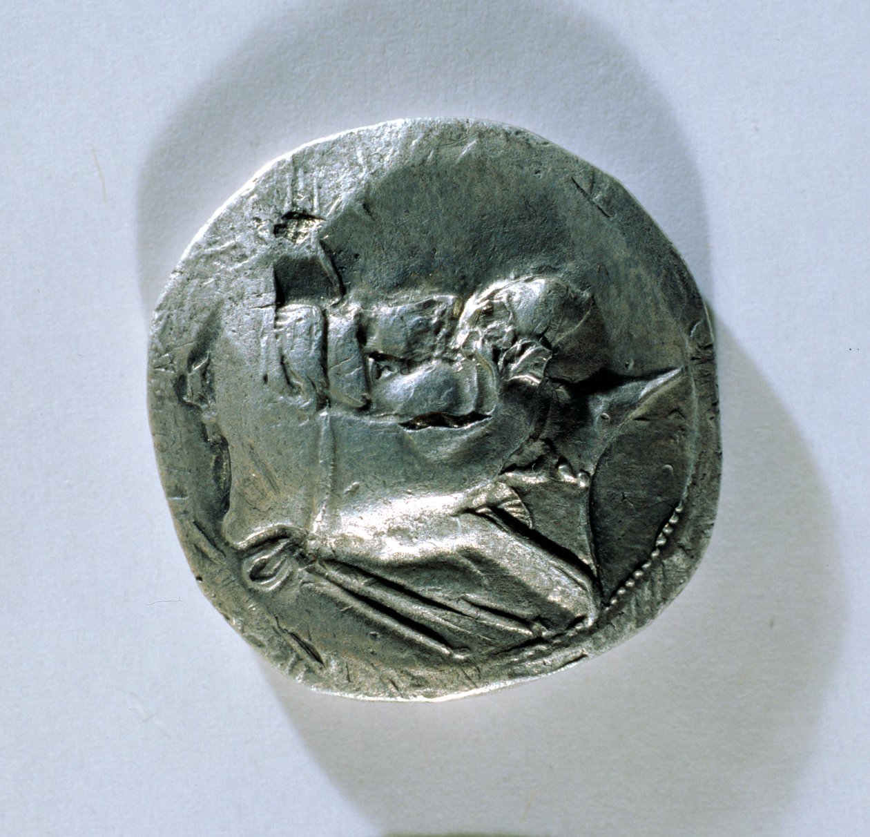 Tetradrachm Vahbarze, krále Persie, s vyobrazením hlavy krále (averz) (viz též 180369) od Parthian School
