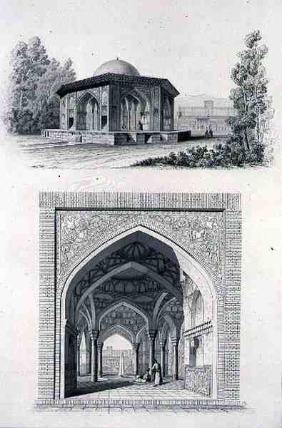 Kiosque v Golestan Qajar Palace 