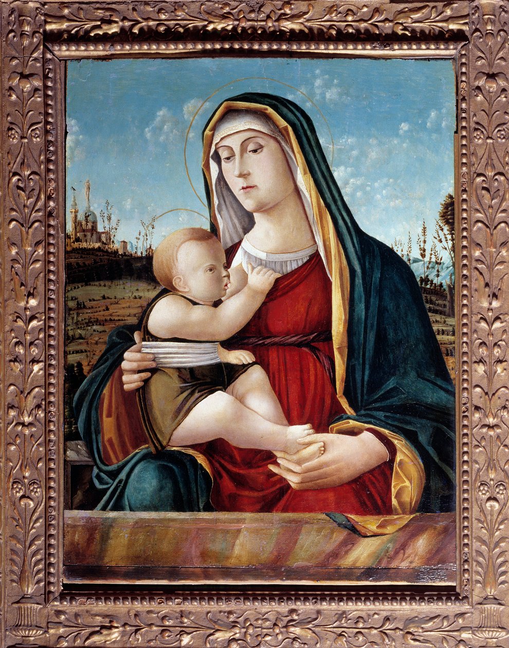 Madonna del Latte (malba, cca 1496-1504) od Pasqualina da Venezia
