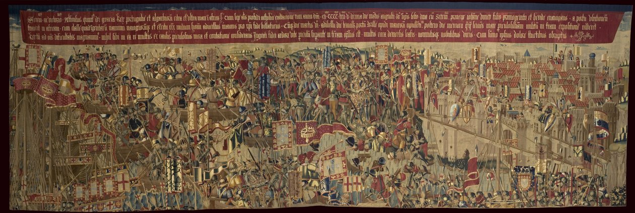 Pastranské tapiserie, výroba v Tournai, pravděpodobně z dílny Passchiera Greniera, asi 1471 - 1475 (tapiserie) od Pasquier (workshop of) Grenier