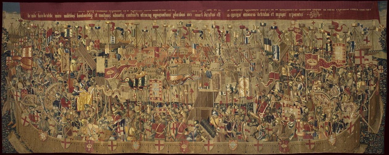 Pastranské tapiserie, výroba v Tournai, pravděpodobně z dílny Passchiera Greniera, asi 1471 - 1475 (tapiserie) od Pasquier (workshop of) Grenier