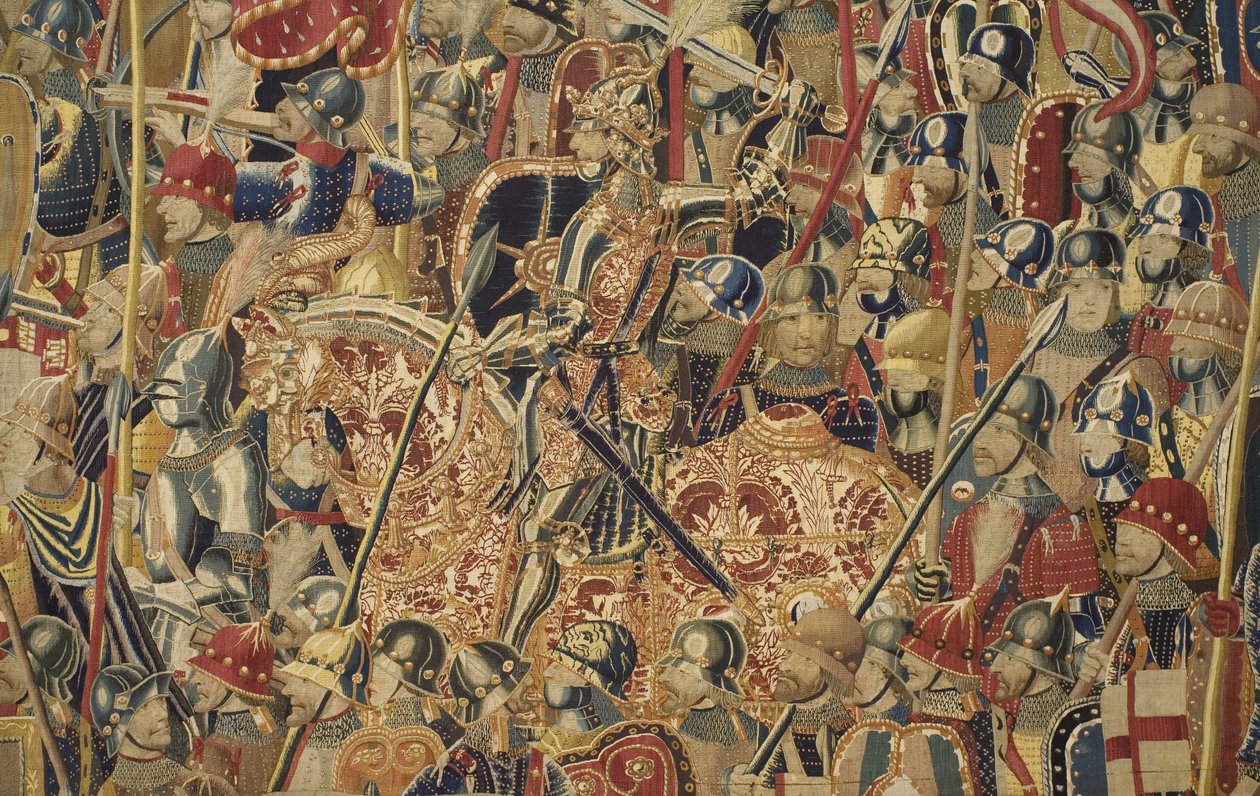 Pastranské tapiserie, výroba v Tournai, pravděpodobně z dílny Passchiera Greniera, asi 1471 - 1475 (tapiserie) od Pasquier (workshop of) Grenier