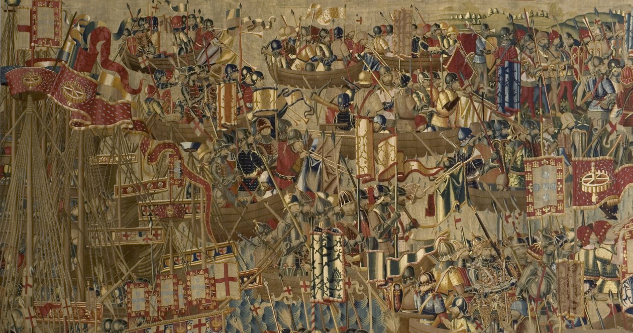Pastranské tapiserie, výroba v Tournai, pravděpodobně z dílny Passchiera Greniera, asi 1471 - 1475 (tapiserie) od Pasquier (workshop of) Grenier