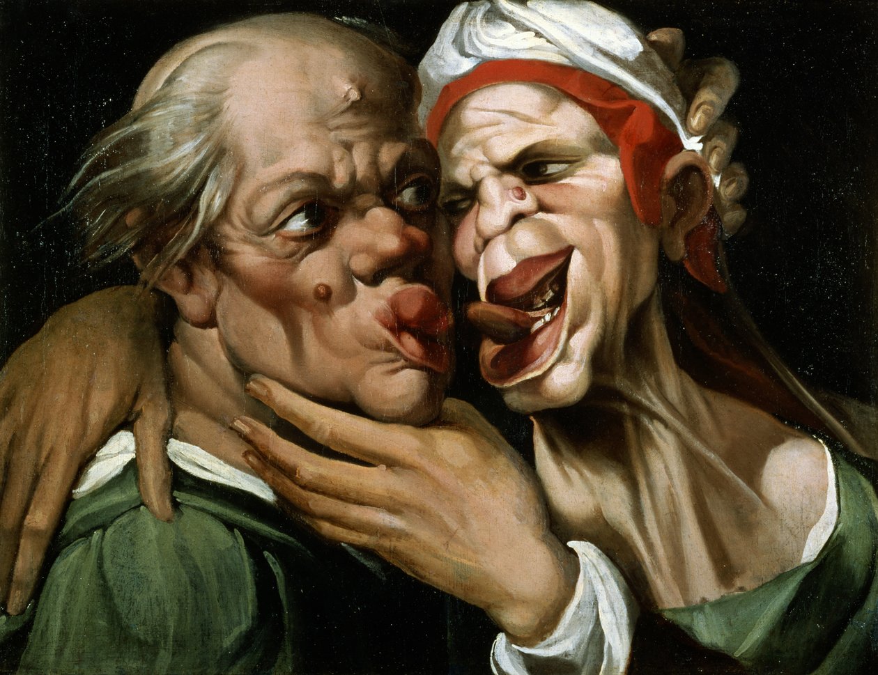 Karikatura (olej na plátně) od Passarotti Passarotti