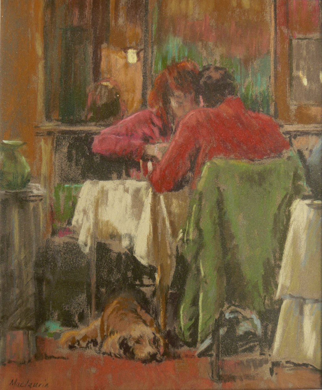 Bistro v Beziers, 2007 od Pat Maclaurin