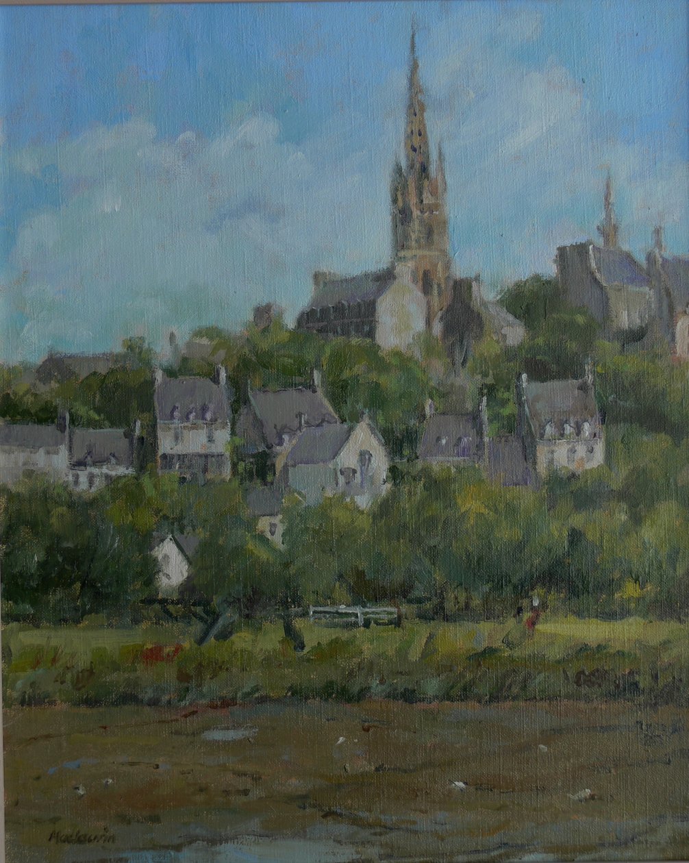 Pont Croix, Bretaň, 2007 od Pat Maclaurin