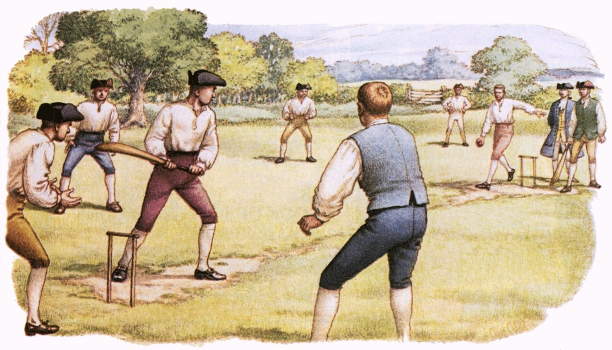 Kriket, jak se hrál v 18. století od Pat (1907 95) Nicolle