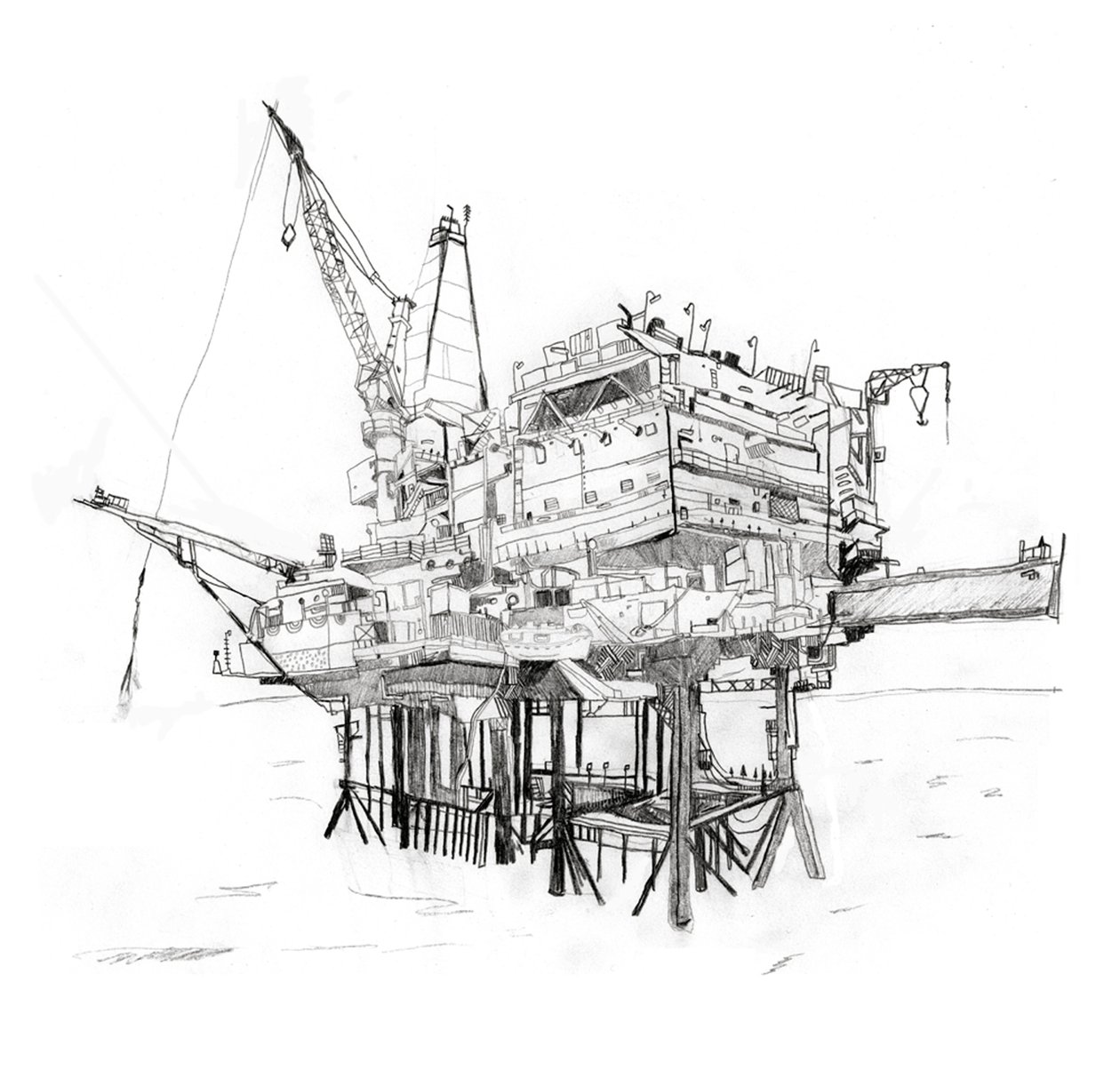 Rig, 2012 (tužka) od Pat Macdonald