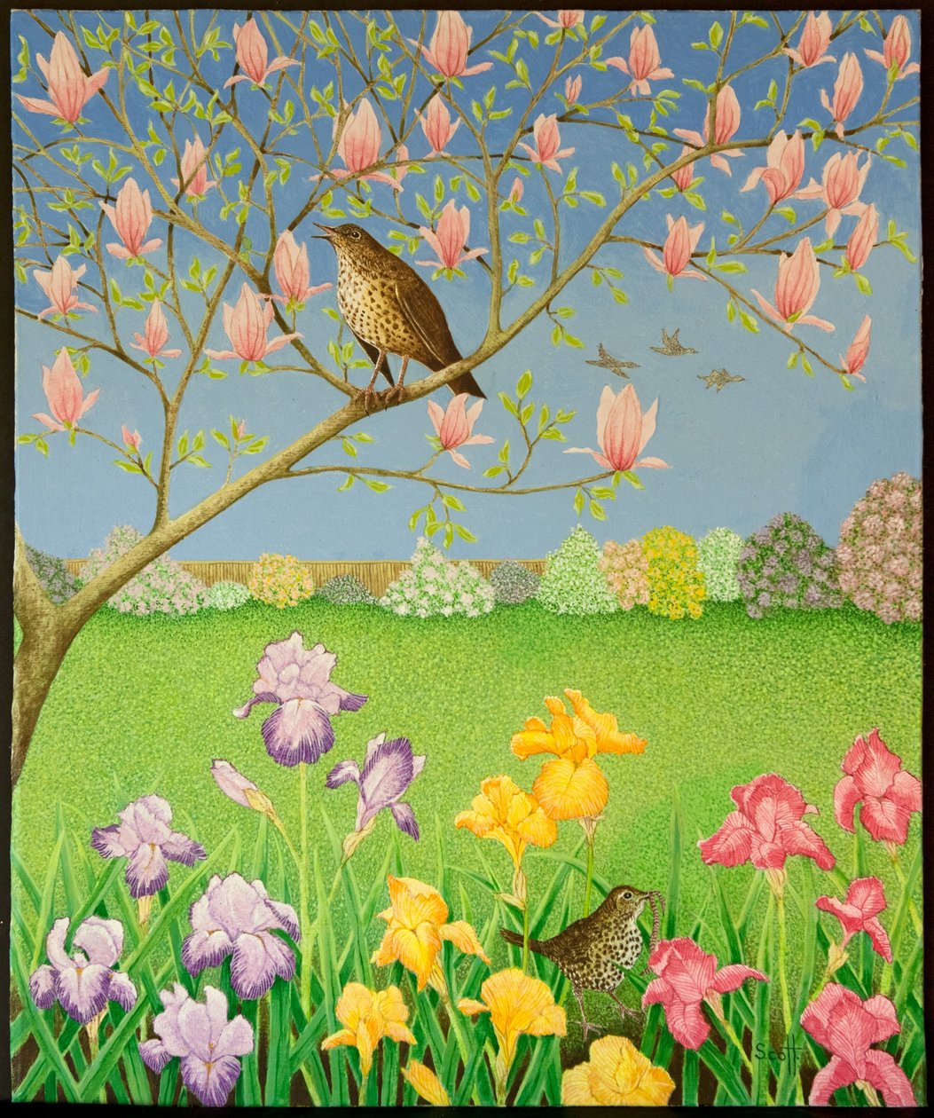 Something to Sing About, 2011 (akryl na kaliku) od Pat Scott