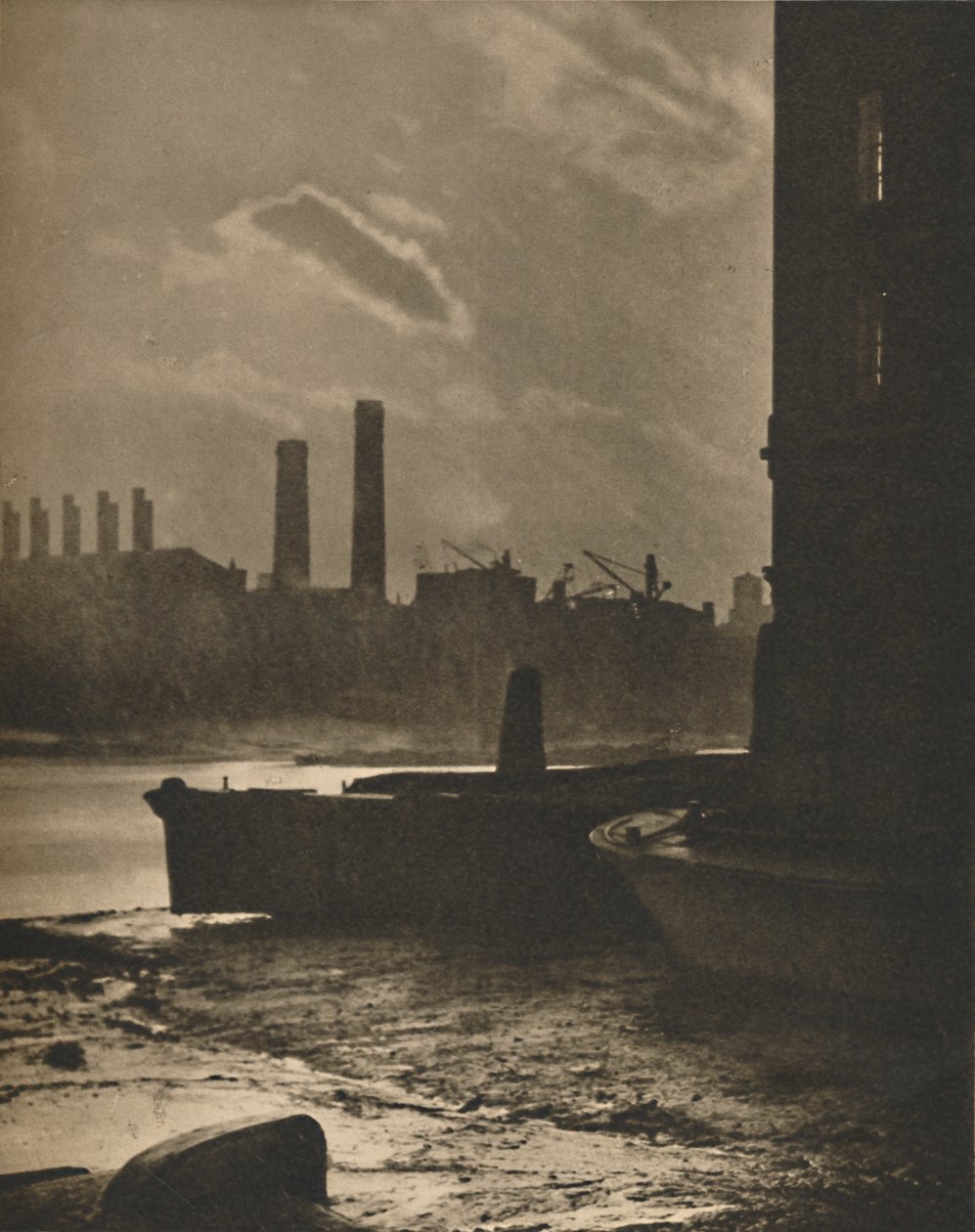 Old Queenhithe, kdysi hlavní dok londýnského přístavu, c1935. od Paterson