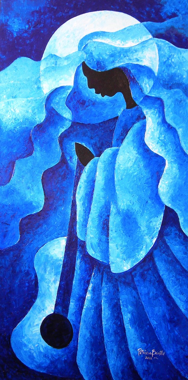 Před písní, 2012 (akryl na masonitu) od Patricia Brintle