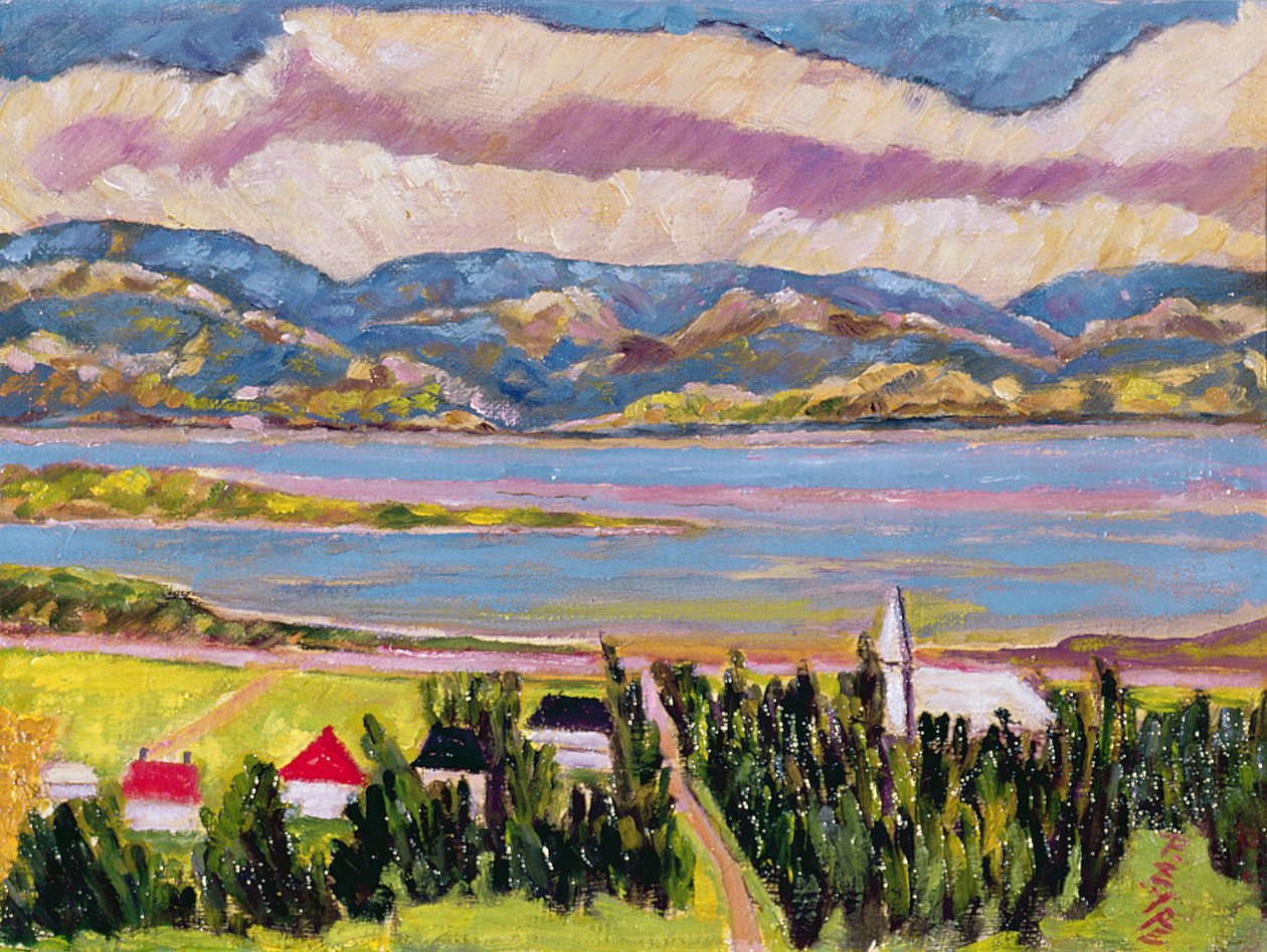 St. Germain, Quebec (olej na plátně) od Patricia Contemporary Artist Eyre
