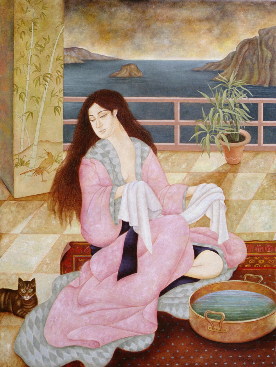 Žena mytí obličeje od Patricia OBrien