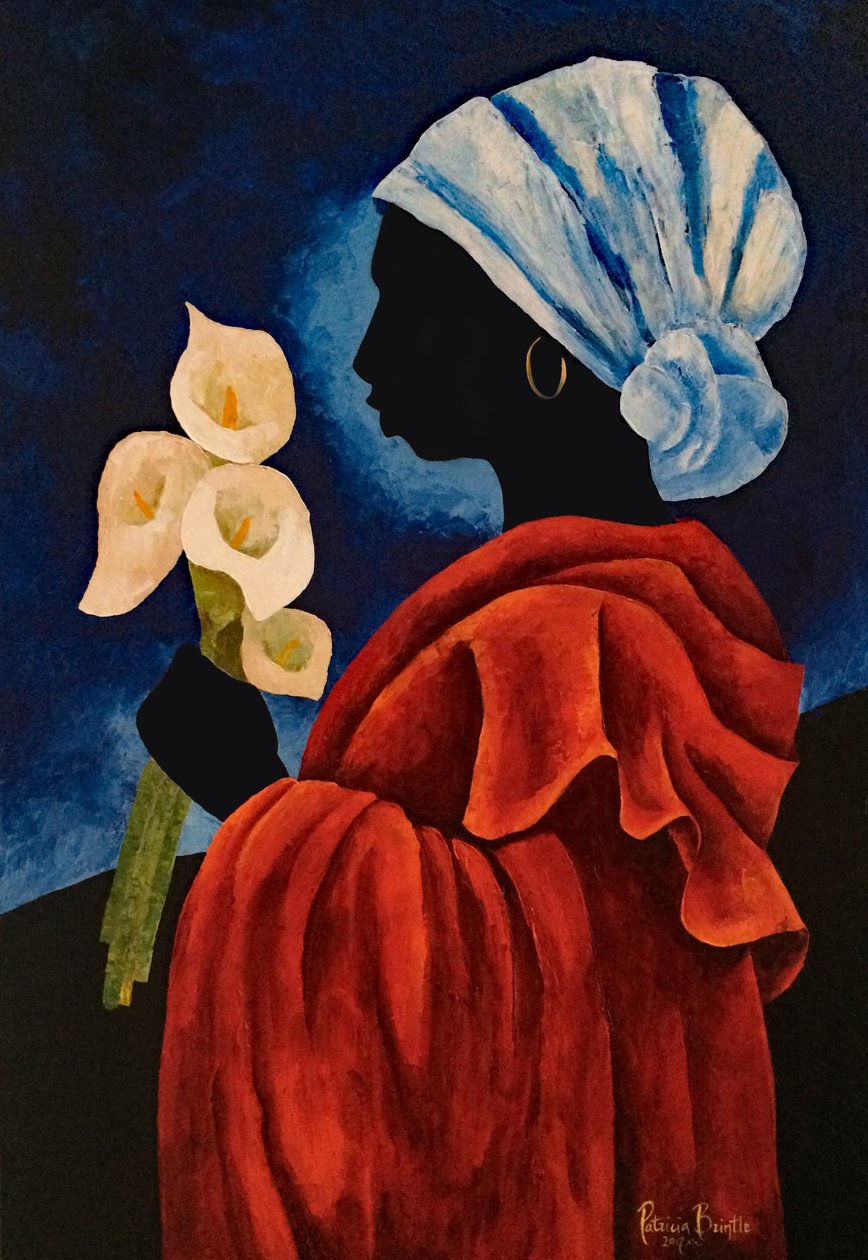 Callas four, 2017 (akryl na plátně) od Patricia Brintle