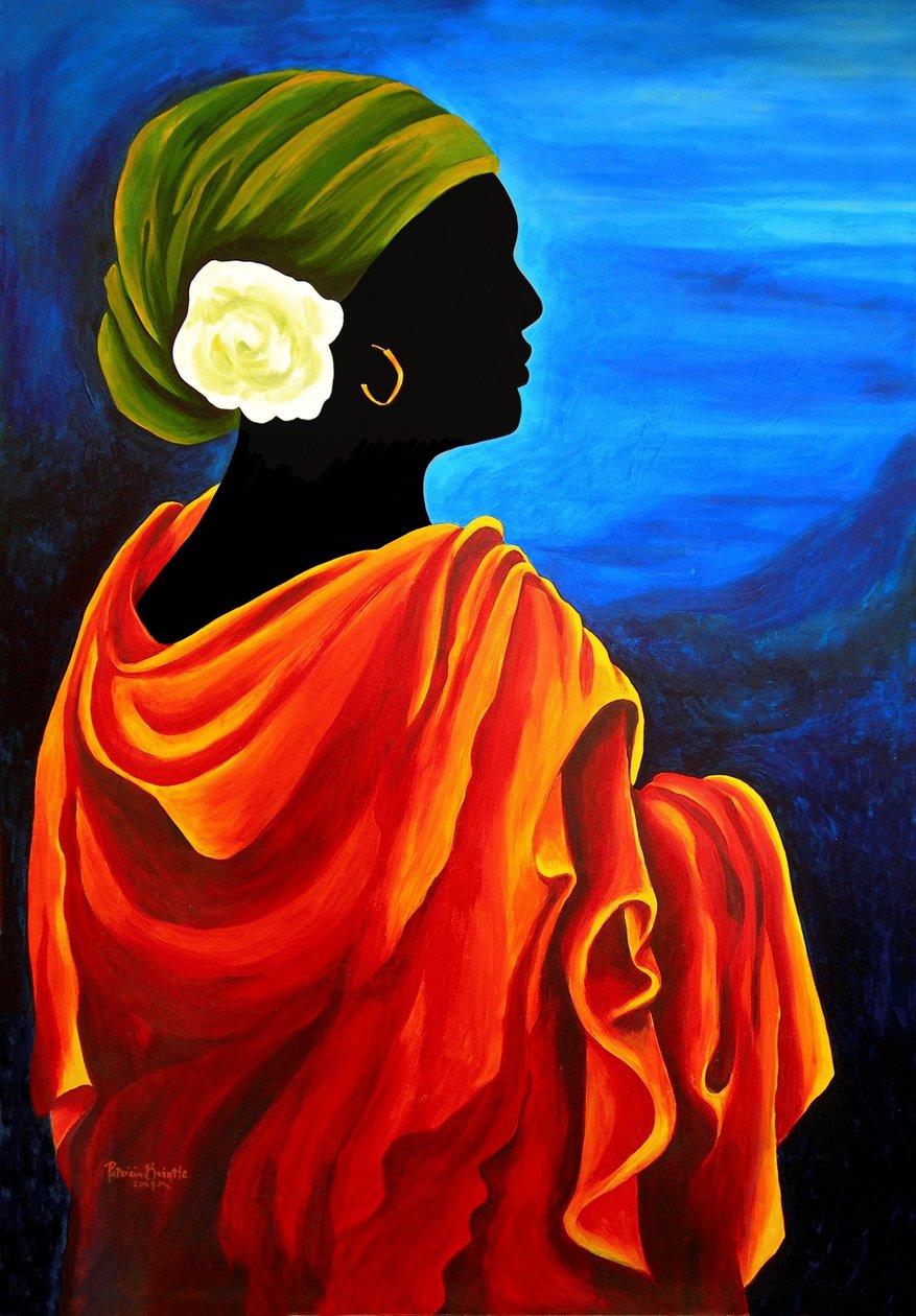 Camelia, 2008 (akryl na masonitu) od Patricia Brintle