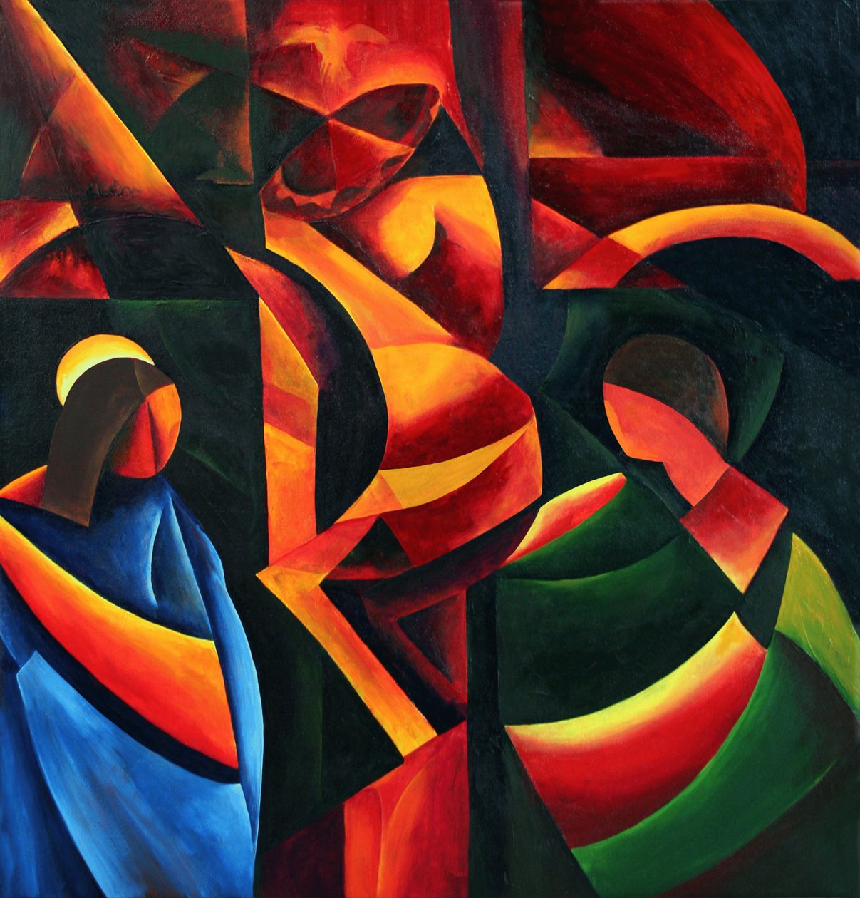 Kristus - Poslední dech, 2008 (akryl na plátně) od Patricia Brintle