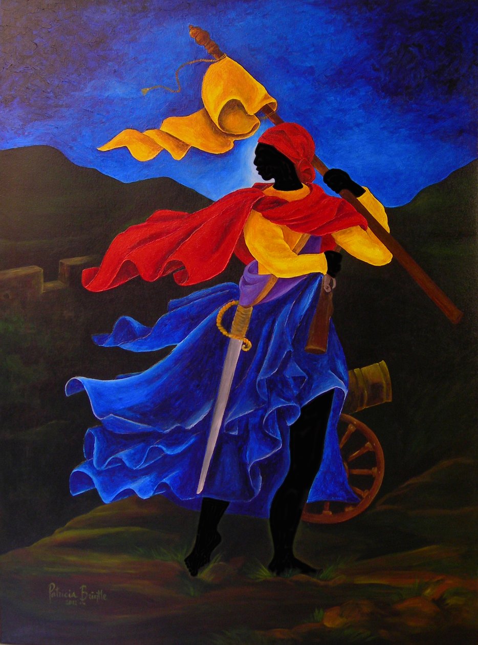 Marie Jeanne Lamartiniere, 2012 (akryl na plátně) od Patricia Brintle