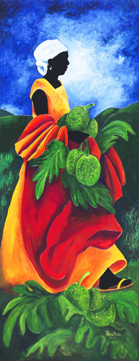 Season Breadfruit, 2011, (akryl na plátně) od Patricia Brintle