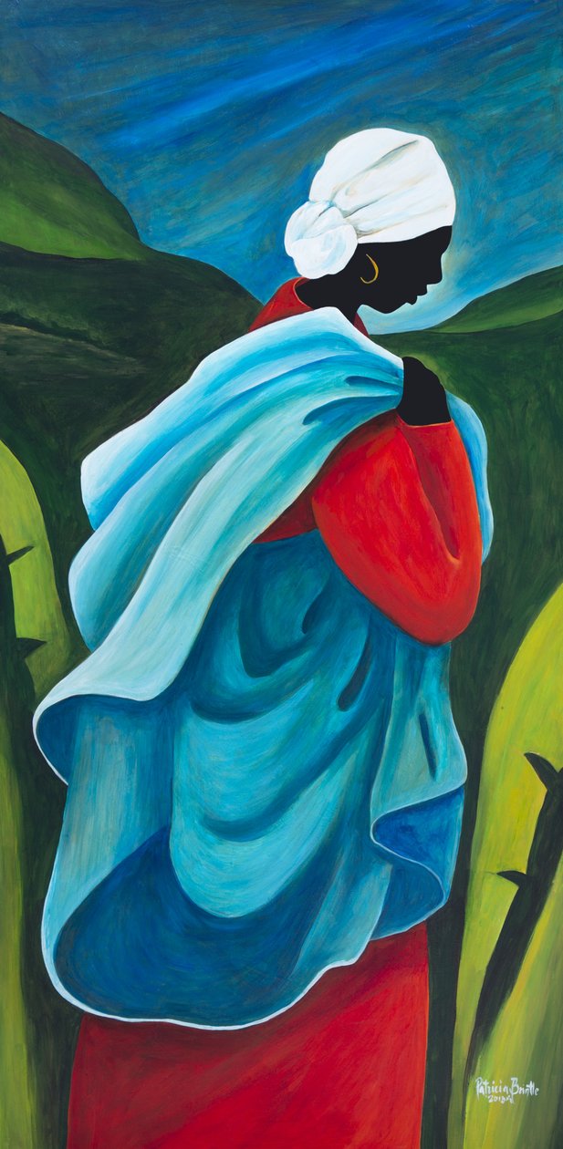 To the Banana Field, 2013 (akryl na masonitu) od Patricia Brintle