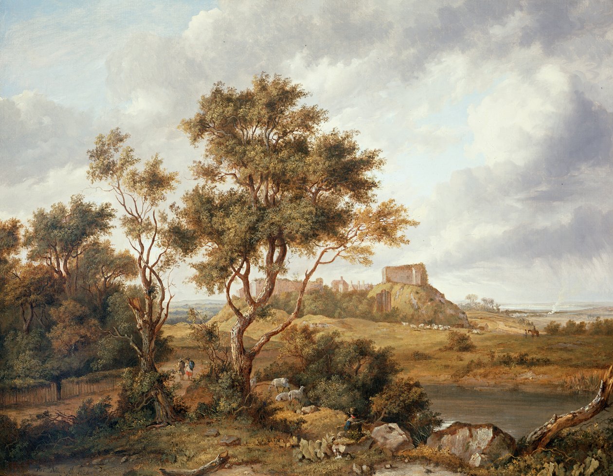 Hrad Carisbrooke, Isle of Wight od Patrick Nasmyth