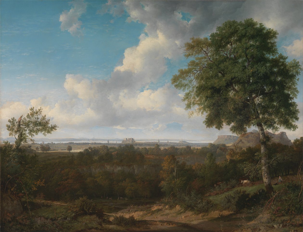 Edinburgh z prýmků od Patrick Nasmyth
